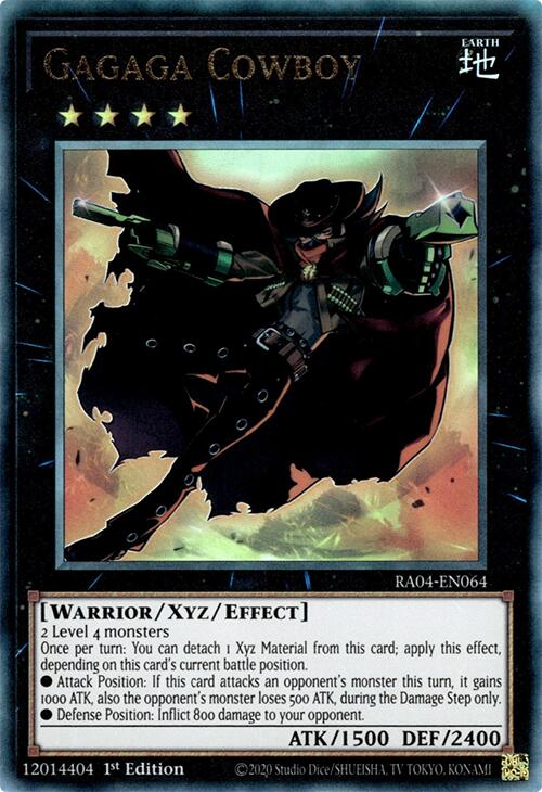 Gagaga Cowboy [RA04-EN064] Prismatic Ultimate Rare | Shuffle n Cut Hobbies & Games