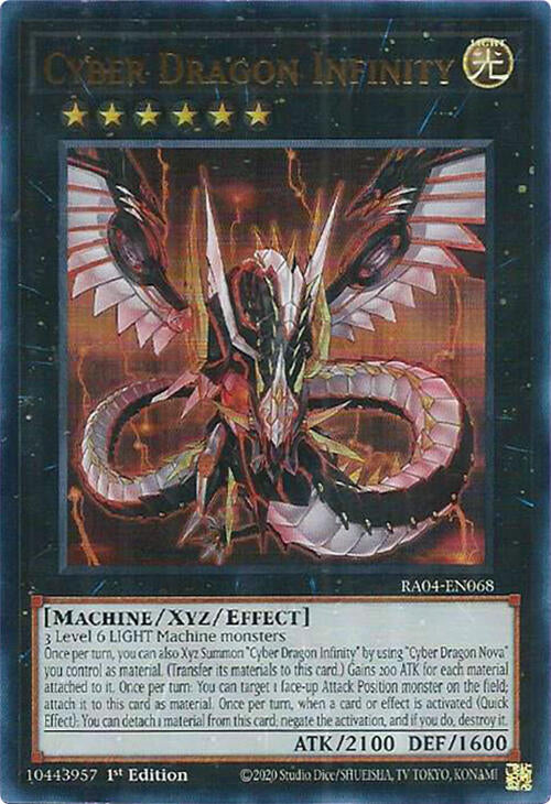 Cyber Dragon Infinity [RA04-EN068] Ultra Rare | Shuffle n Cut Hobbies & Games