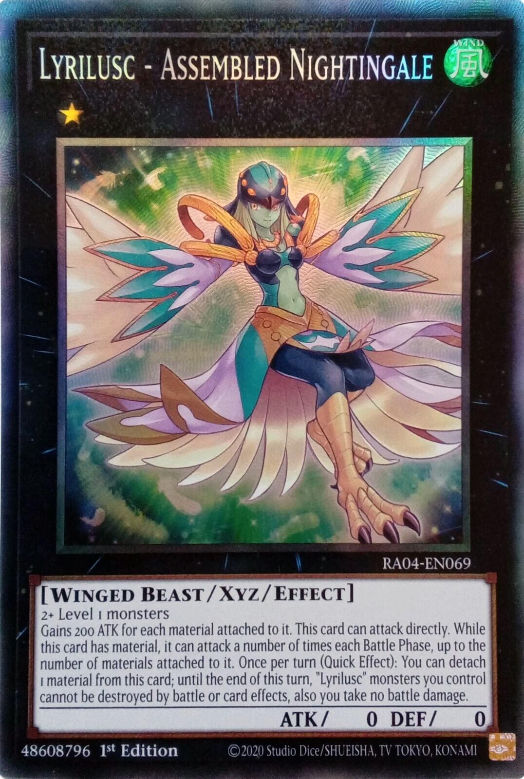 Lyrilusc - Assembled Nightingale [RA04-EN069] Prismatic Collector's Rare | Shuffle n Cut Hobbies & Games