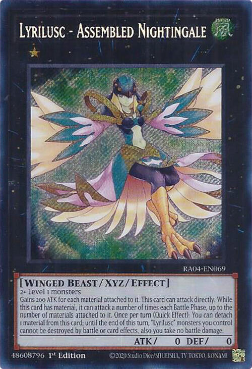 Lyrilusc - Assembled Nightingale [RA04-EN069] Secret Rare | Shuffle n Cut Hobbies & Games