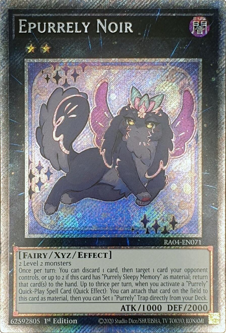 Epurrely Noir [RA04-EN071] Platinum Secret Rare | Shuffle n Cut Hobbies & Games