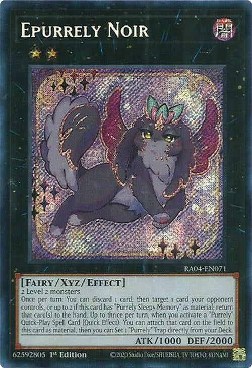 Epurrely Noir [RA04-EN071] Secret Rare | Shuffle n Cut Hobbies & Games