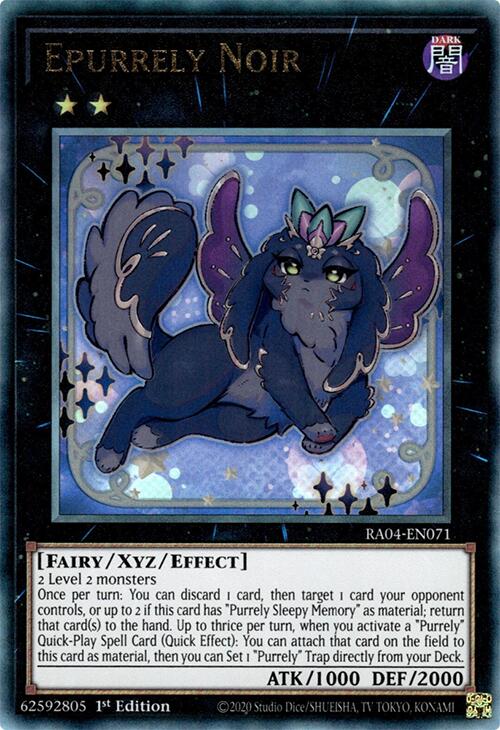 Epurrely Noir [RA04-EN071] Prismatic Ultimate Rare | Shuffle n Cut Hobbies & Games