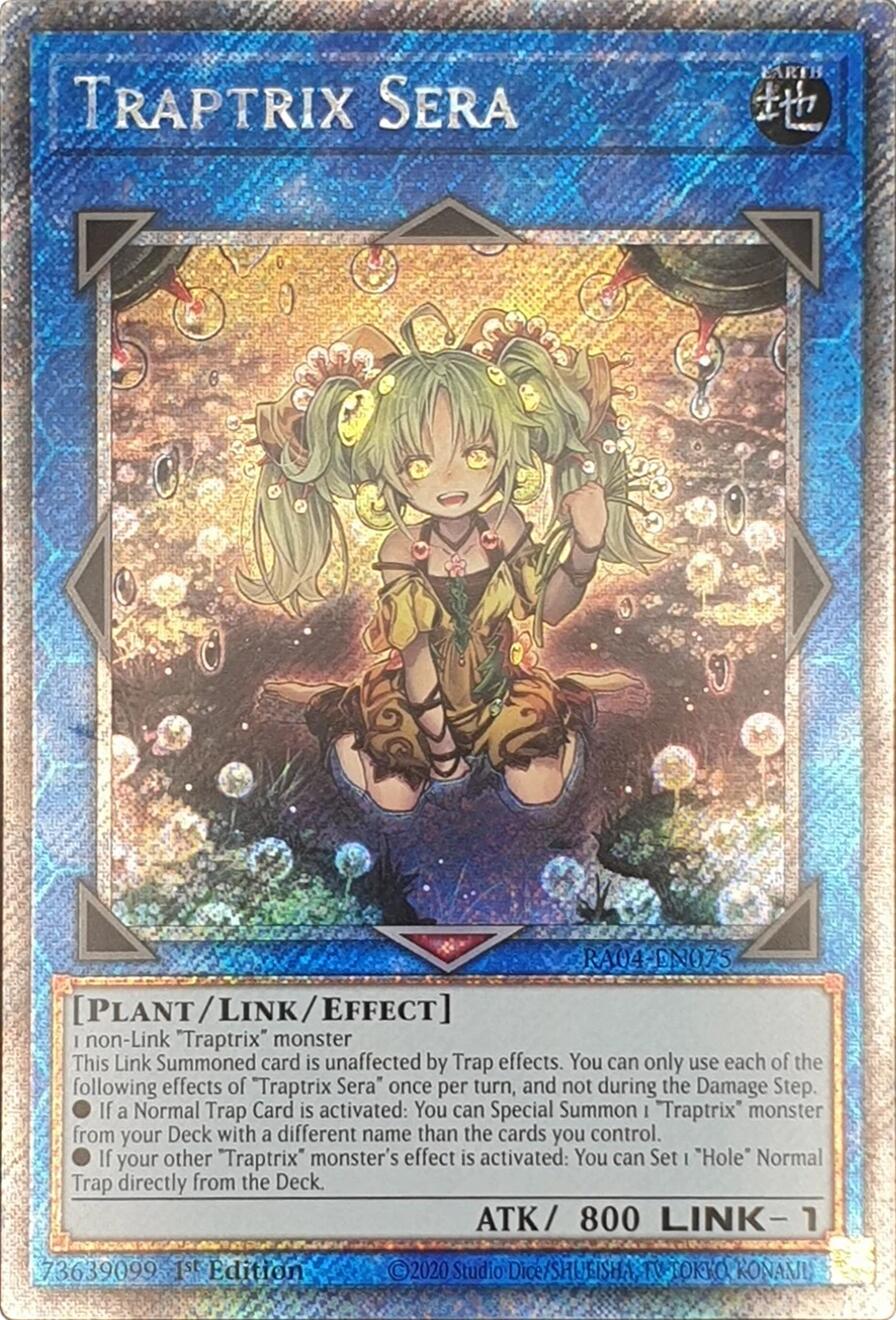 Traptrix Sera [RA04-EN075] Platinum Secret Rare | Shuffle n Cut Hobbies & Games