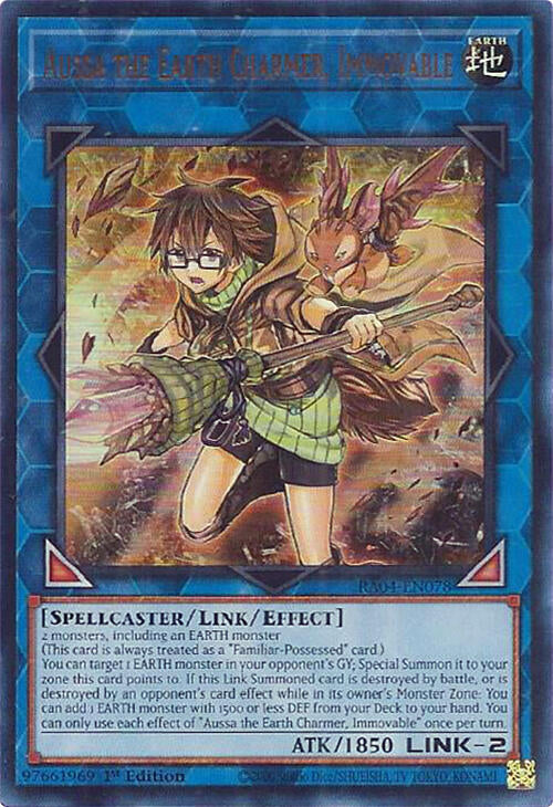 Aussa the Earth Charmer, Immovable [RA04-EN078] Ultra Rare | Shuffle n Cut Hobbies & Games