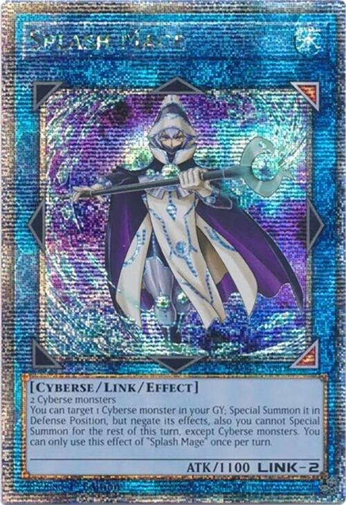 Splash Mage [RA04-EN080] Quarter Century Secret Rare | Shuffle n Cut Hobbies & Games