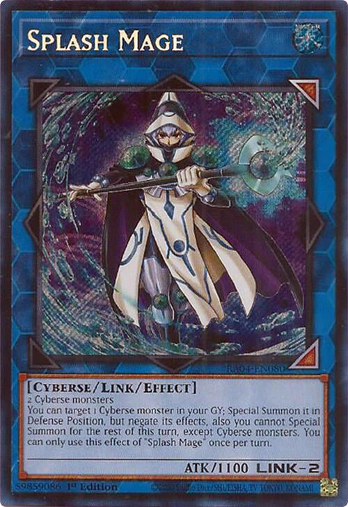 Splash Mage [RA04-EN080] Secret Rare | Shuffle n Cut Hobbies & Games