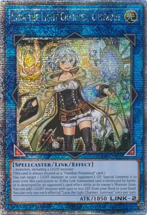 Lyna the Light Charmer, Lustrous [RA04-EN081] Quarter Century Secret Rare | Shuffle n Cut Hobbies & Games