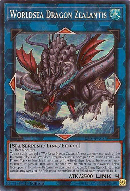 Worldsea Dragon Zealantis [RA04-EN082] Super Rare | Shuffle n Cut Hobbies & Games