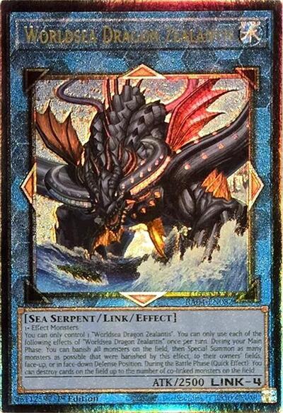 Worldsea Dragon Zealantis [RA04-EN082] Prismatic Ultimate Rare | Shuffle n Cut Hobbies & Games