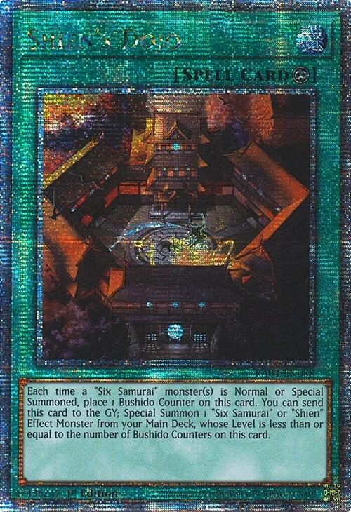 Shien's Dojo [RA04-EN088] Quarter Century Secret Rare | Shuffle n Cut Hobbies & Games