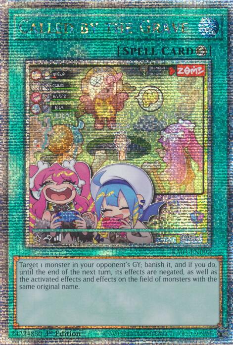 Called by the Grave (New Art) [RA04-EN092] Quarter Century Secret Rare | Shuffle n Cut Hobbies & Games