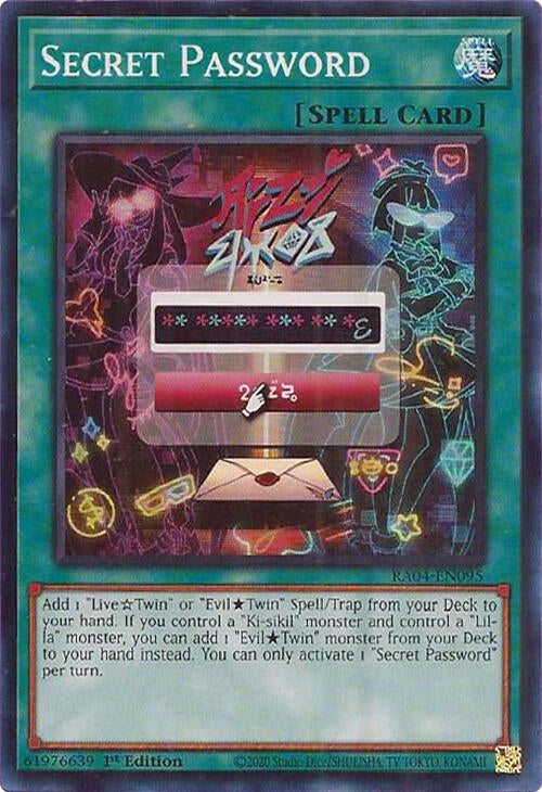 Secret Password [RA04-EN095] Super Rare | Shuffle n Cut Hobbies & Games