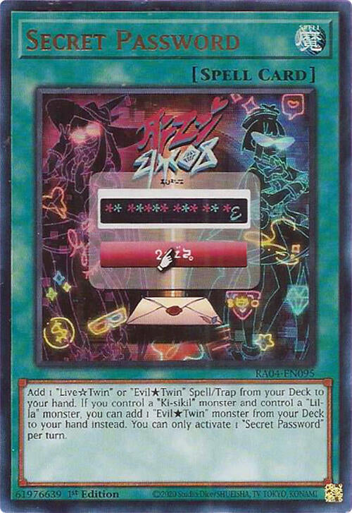 Secret Password [RA04-EN095] Ultra Rare | Shuffle n Cut Hobbies & Games