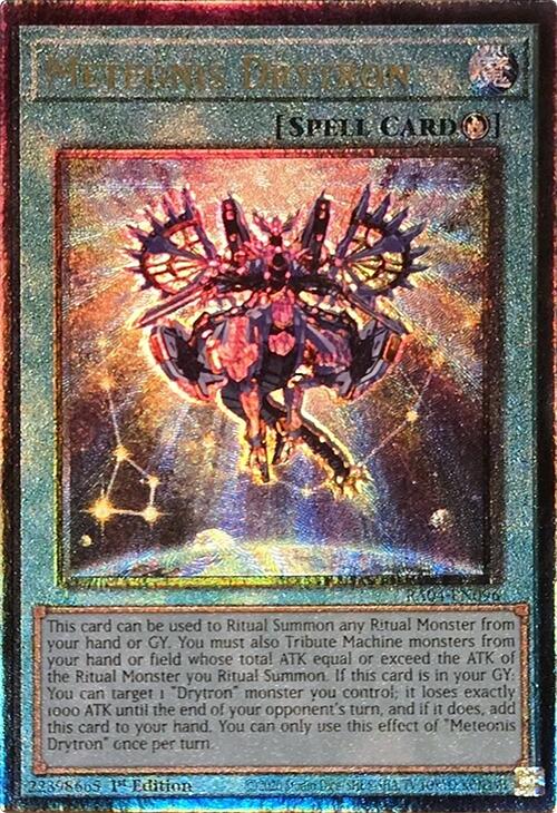 Meteonis Drytron [RA04-EN096] Prismatic Ultimate Rare | Shuffle n Cut Hobbies & Games