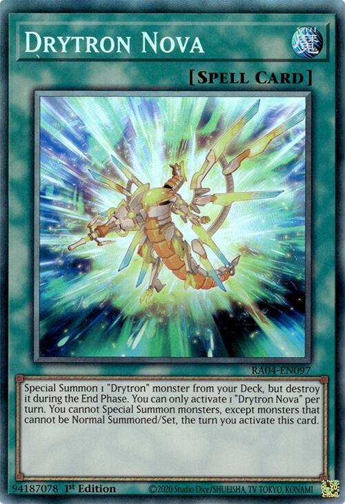 Drytron Nova [RA04-EN097] Prismatic Collector's Rare | Shuffle n Cut Hobbies & Games