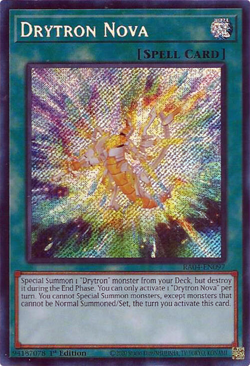 Drytron Nova [RA04-EN097] Secret Rare | Shuffle n Cut Hobbies & Games