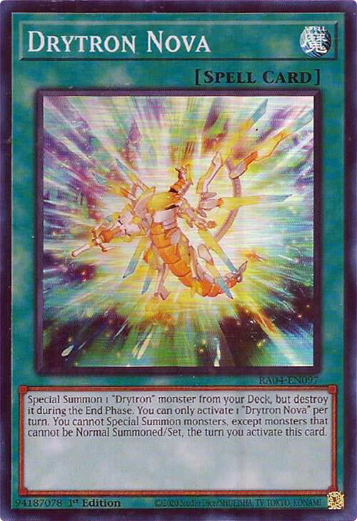Drytron Nova [RA04-EN097] Super Rare | Shuffle n Cut Hobbies & Games