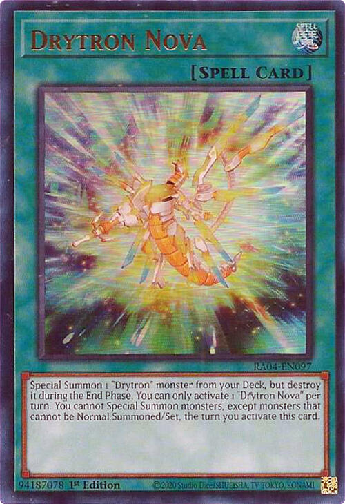 Drytron Nova [RA04-EN097] Ultra Rare | Shuffle n Cut Hobbies & Games