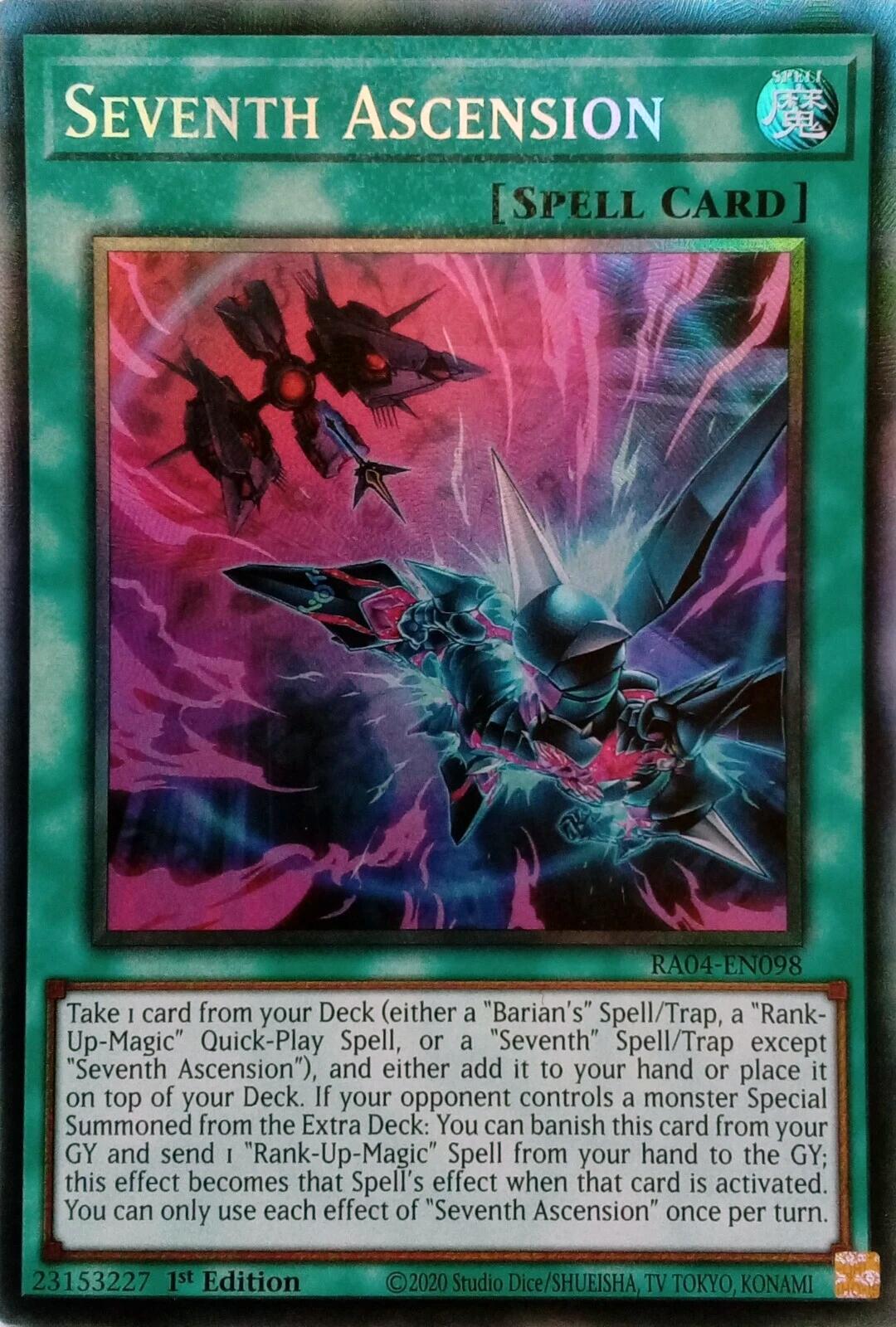 Seventh Ascension [RA04-EN098] Prismatic Collector's Rare | Shuffle n Cut Hobbies & Games