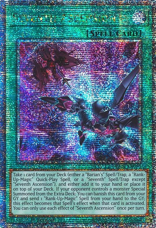 Seventh Ascension [RA04-EN098] Quarter Century Secret Rare | Shuffle n Cut Hobbies & Games