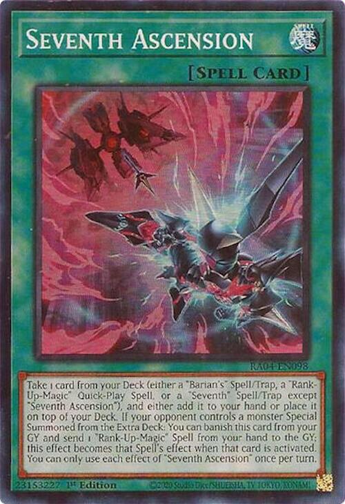 Seventh Ascension [RA04-EN098] Super Rare | Shuffle n Cut Hobbies & Games