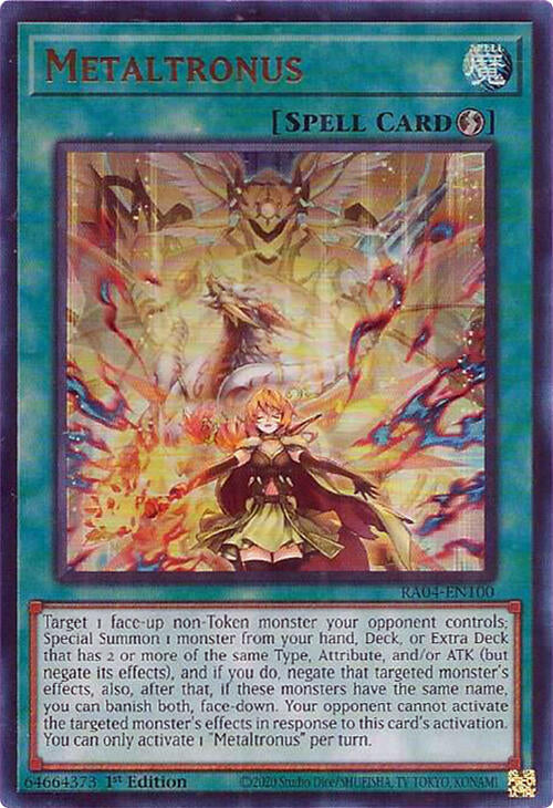 Metaltronus [RA04-EN100] Ultra Rare | Shuffle n Cut Hobbies & Games