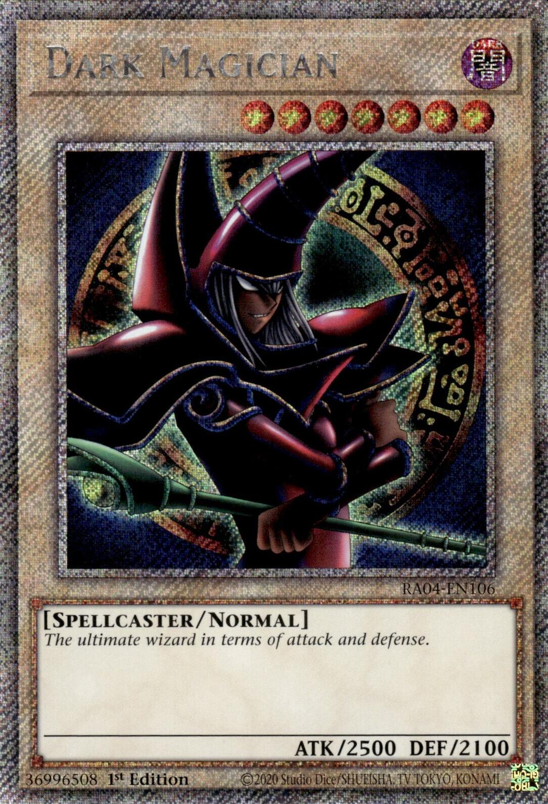 Dark Magician (Arkana) [RA04-EN106] Platinum Secret Rare | Shuffle n Cut Hobbies & Games