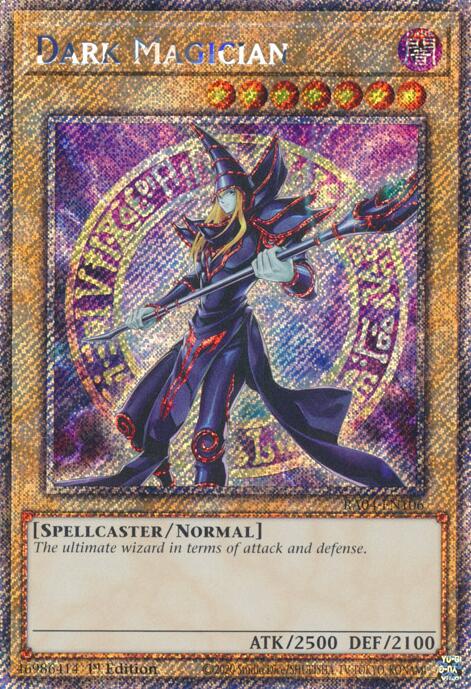 Dark Magician (8th Art) [RA04-EN106] Platinum Secret Rare | Shuffle n Cut Hobbies & Games