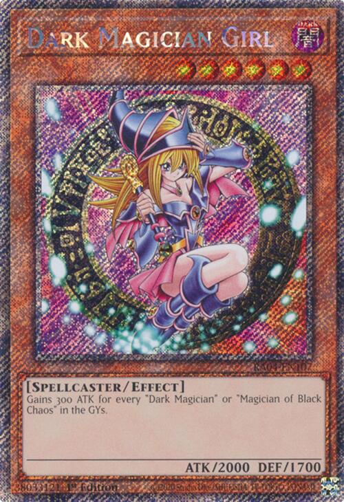Dark Magician Girl (3rd Art) [RA04-EN107] Platinum Secret Rare | Shuffle n Cut Hobbies & Games