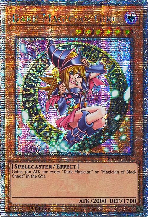 Dark Magician Girl (3rd Art) [RA04-EN107] Quarter Century Secret Rare | Shuffle n Cut Hobbies & Games