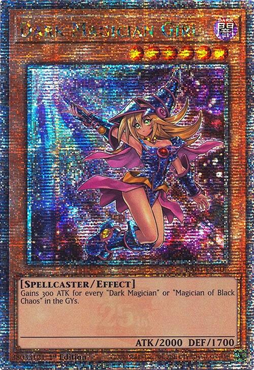 Dark Magician Girl (7th Art) [RA04-EN107] Quarter Century Secret Rare | Shuffle n Cut Hobbies & Games