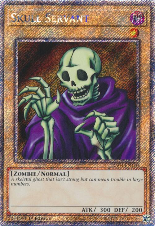 Skull Servant [RA04-EN110] Platinum Secret Rare | Shuffle n Cut Hobbies & Games
