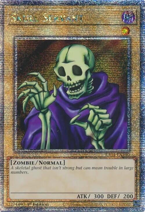 Skull Servant [RA04-EN110] Quarter Century Secret Rare | Shuffle n Cut Hobbies & Games