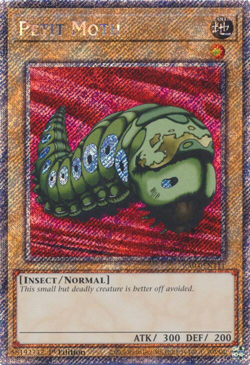 Petit Moth [RA04-EN111] Platinum Secret Rare | Shuffle n Cut Hobbies & Games