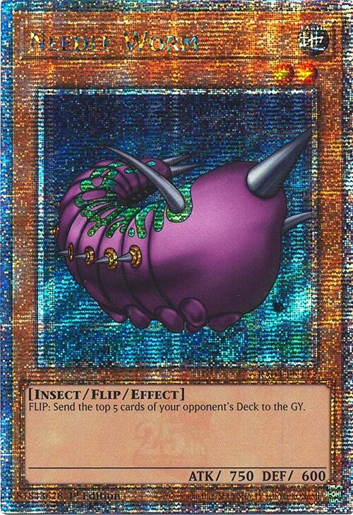 Needle Worm [RA04-EN112] Quarter Century Secret Rare | Shuffle n Cut Hobbies & Games