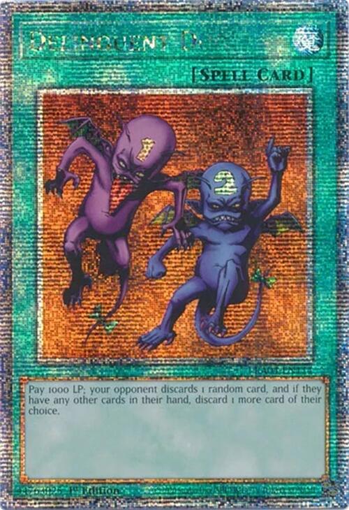 Delinquent Duo [RA04-EN114] Quarter Century Secret Rare | Shuffle n Cut Hobbies & Games