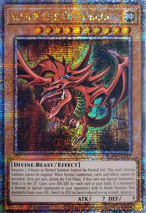 Slifer the Sky Dragon [RA04-EN117] Quarter Century Secret Rare | Shuffle n Cut Hobbies & Games
