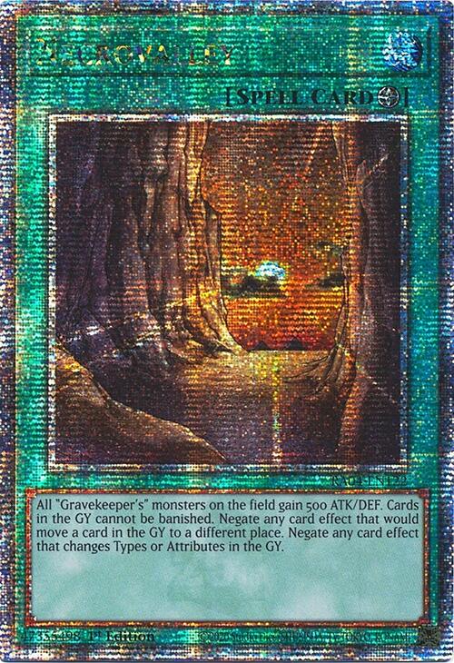 Necrovalley [RA04-EN122] Quarter Century Secret Rare | Shuffle n Cut Hobbies & Games