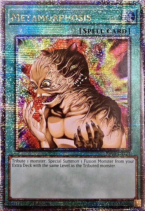 Metamorphosis [RA04-EN123] Quarter Century Secret Rare | Shuffle n Cut Hobbies & Games