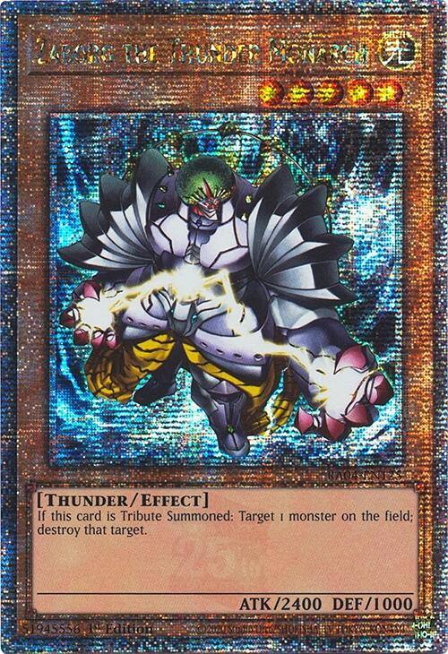 Zaborg the Thunder Monarch [RA04-EN125] Quarter Century Secret Rare | Shuffle n Cut Hobbies & Games