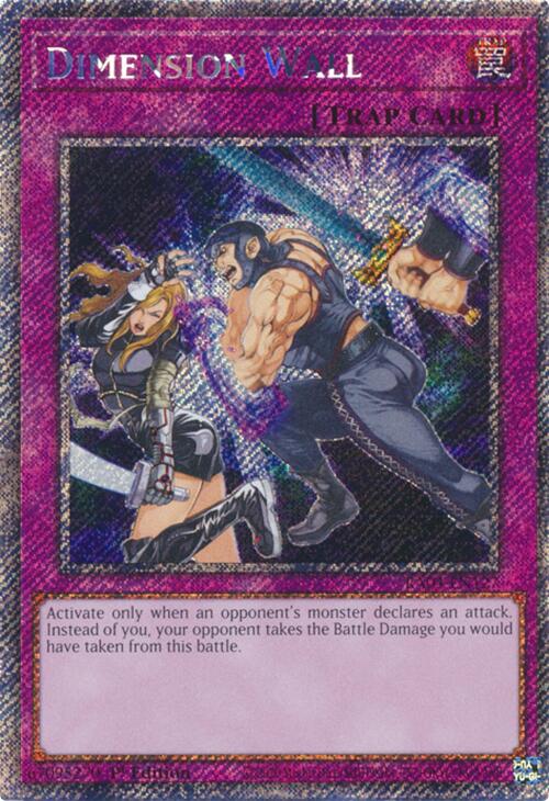 Dimension Wall [RA04-EN127] Platinum Secret Rare | Shuffle n Cut Hobbies & Games