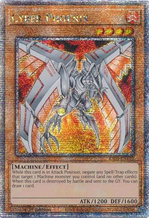 Cyber Phoenix [RA04-EN129] Quarter Century Secret Rare | Shuffle n Cut Hobbies & Games