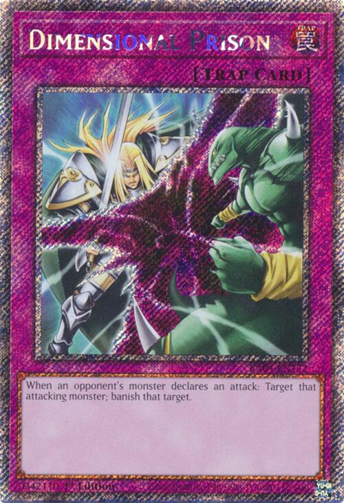 Dimensional Prison [RA04-EN132] Platinum Secret Rare | Shuffle n Cut Hobbies & Games