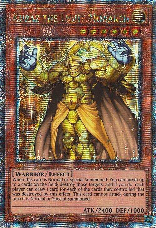 Kuraz the Light Monarch [RA04-EN133] Quarter Century Secret Rare | Shuffle n Cut Hobbies & Games