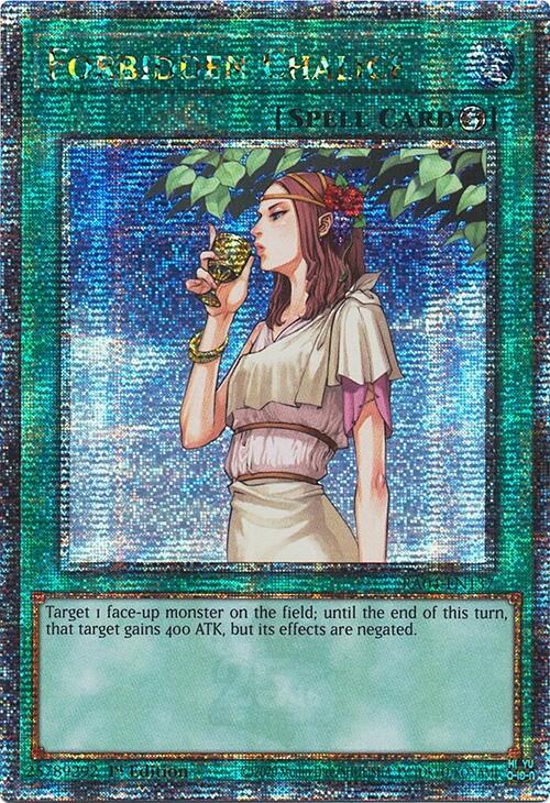 Forbidden Chalice [RA04-EN137] Quarter Century Secret Rare | Shuffle n Cut Hobbies & Games