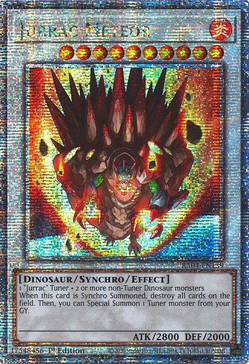 Jurrac Meteor [RA04-EN139] Quarter Century Secret Rare | Shuffle n Cut Hobbies & Games