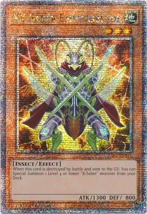 XX-Saber Emmersblade [RA04-EN141] Quarter Century Secret Rare | Shuffle n Cut Hobbies & Games