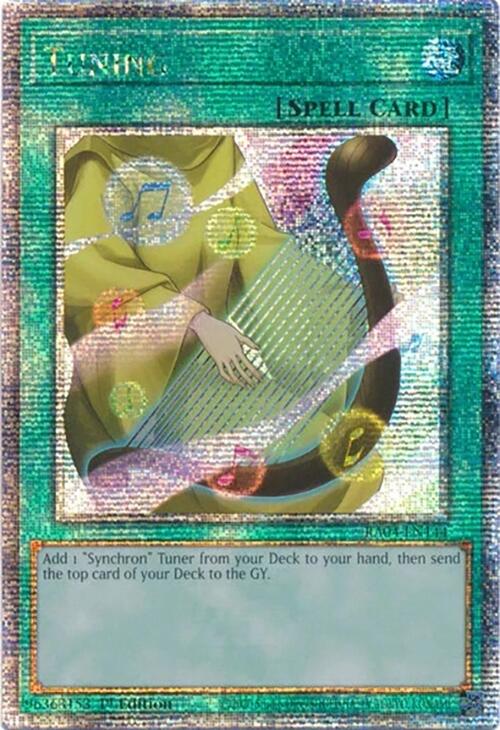Tuning [RA04-EN144] Quarter Century Secret Rare | Shuffle n Cut Hobbies & Games