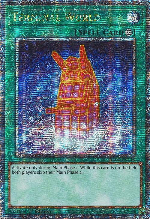 Terminal World [RA04-EN148] Quarter Century Secret Rare | Shuffle n Cut Hobbies & Games